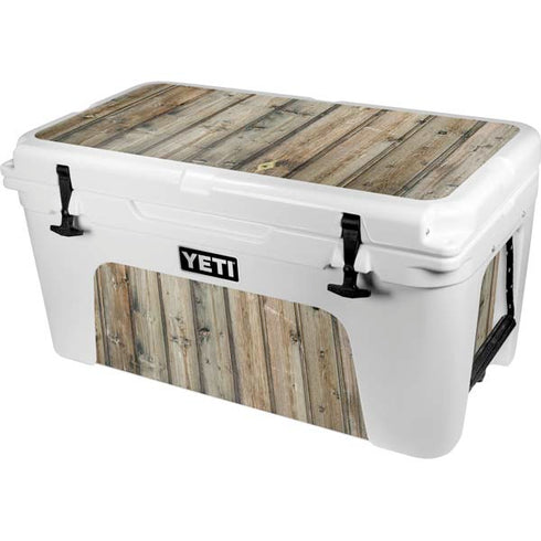 Natural Weathered Wood YETI Tundra 65 Hard Cooler Skin