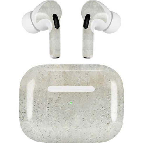 Natural White Concrete AirPods Pro 2nd Gen Skin