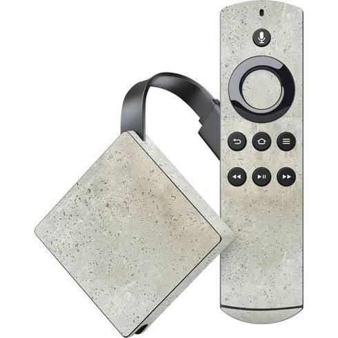 Natural White Concrete Amazon Fire TV Skin