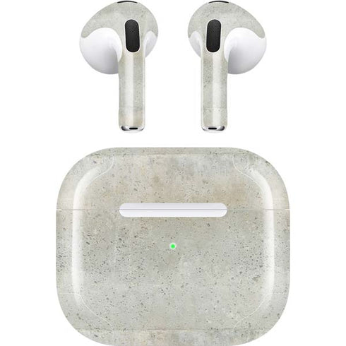 Natural White Concrete Apple AirPods (3rd Gen 2021) Skin