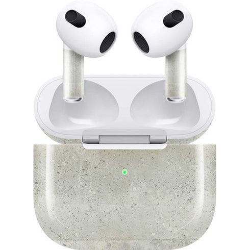 Natural White Concrete Apple AirPods (3rd Gen 2021) Skin