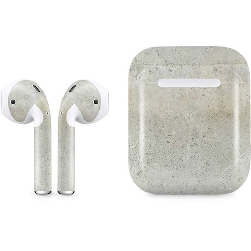 Natural White Concrete Apple AirPods Skin