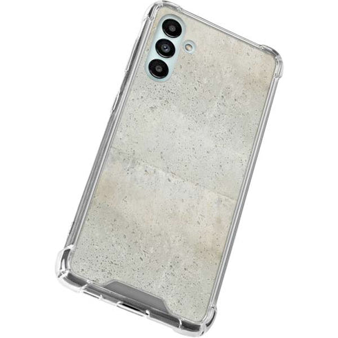 Natural White Concrete Galaxy A13 5G Clear Case