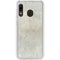 Natural White Concrete Galaxy A20 Clear Case