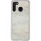 Natural White Concrete Galaxy A21 Clear Case