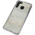 Natural White Concrete Galaxy A21 Clear Case