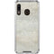 Natural White Concrete Galaxy A30 Clear Case