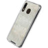Natural White Concrete Galaxy A30 Clear Case