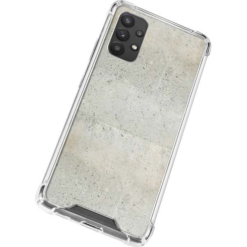 Natural White Concrete Galaxy A32 5G Clear Case