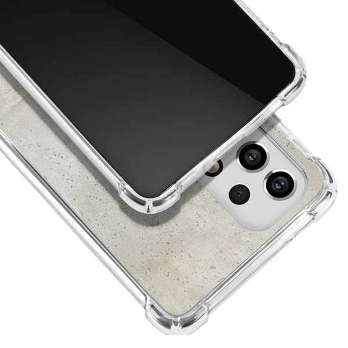 Natural White Concrete Galaxy A33 5G Clear Case