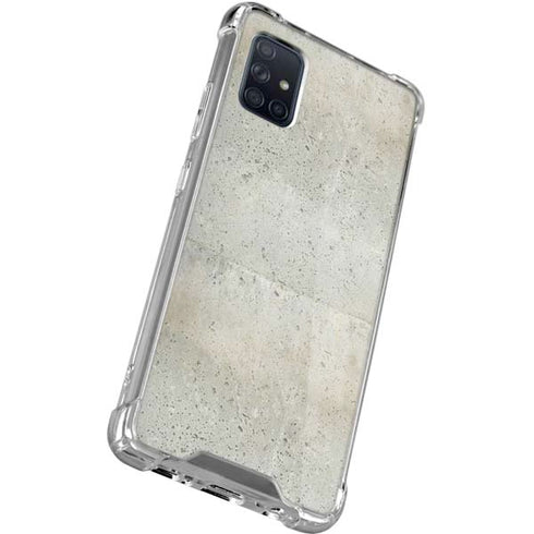 Natural White Concrete Galaxy A51 5G Clear Case