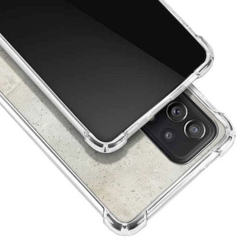 Natural White Concrete Galaxy A52 5G Clear Case