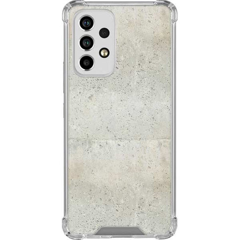 Natural White Concrete Galaxy A53 5G Clear Case