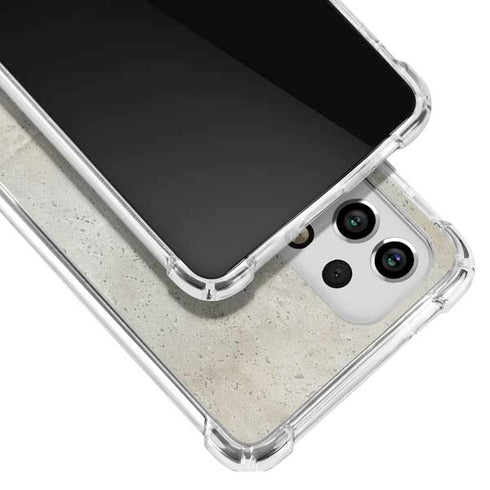 Natural White Concrete Galaxy A53 5G Clear Case
