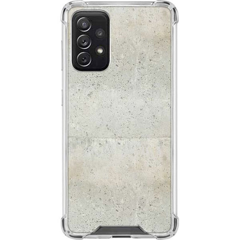 Natural White Concrete Galaxy A72 5G Clear Case