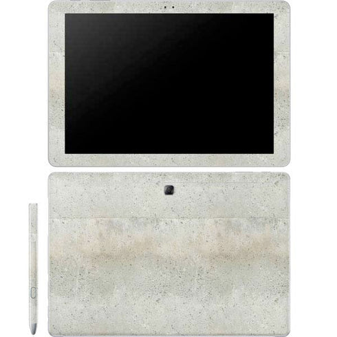 Natural White Concrete Galaxy Book 12in Skin
