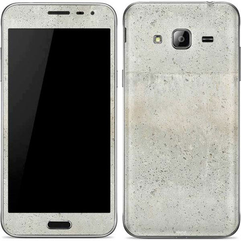 Natural White Concrete Galaxy J3 Skin
