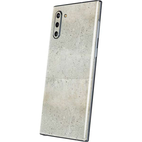 Natural White Concrete Galaxy Note 10 Skin