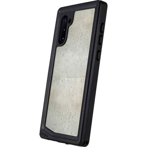 Natural White Concrete Galaxy Note 10 Waterproof Case