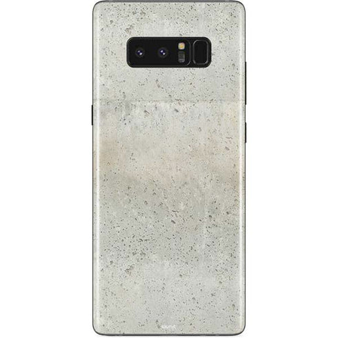 Natural White Concrete Galaxy Note 8 Skin