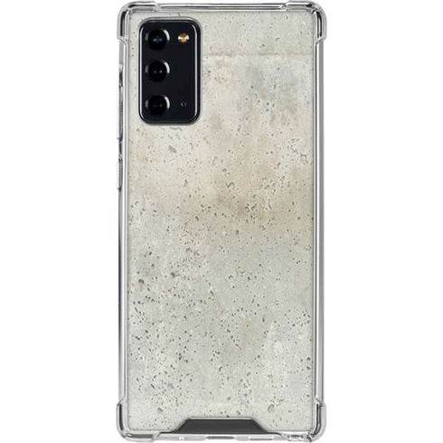 Natural White Concrete Galaxy Note20 5G Clear Case