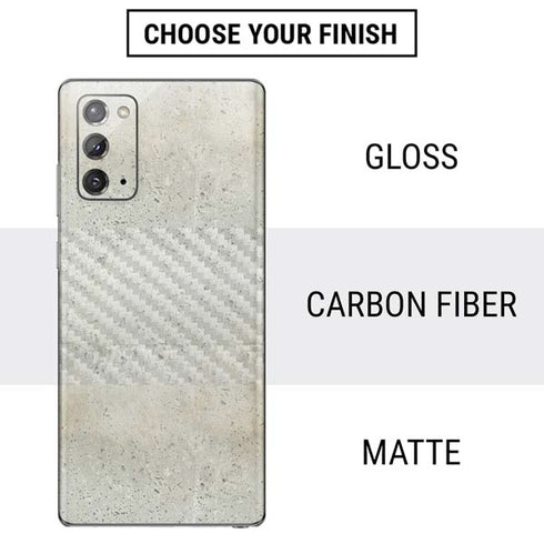 Natural White Concrete Galaxy Note20 5G Skin