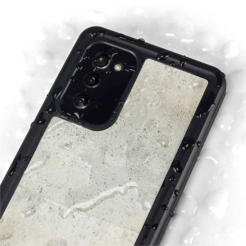 Natural White Concrete Galaxy Note20 5G Waterproof Case