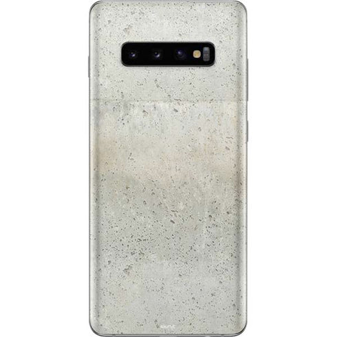 Natural White Concrete Galaxy S10 Plus Skin