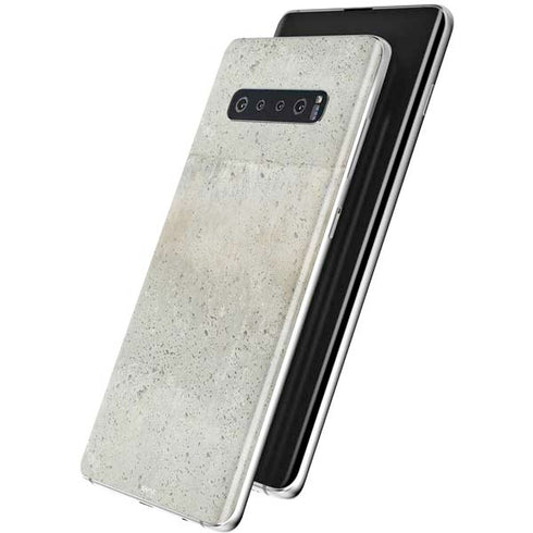 Natural White Concrete Galaxy S10 Plus Skin
