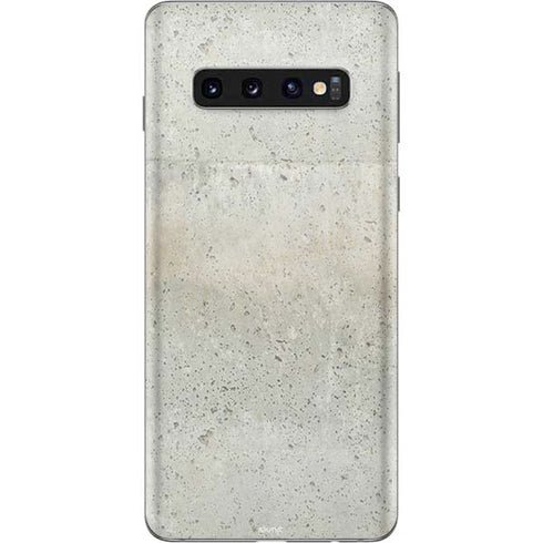 Natural White Concrete Galaxy S10 Skin