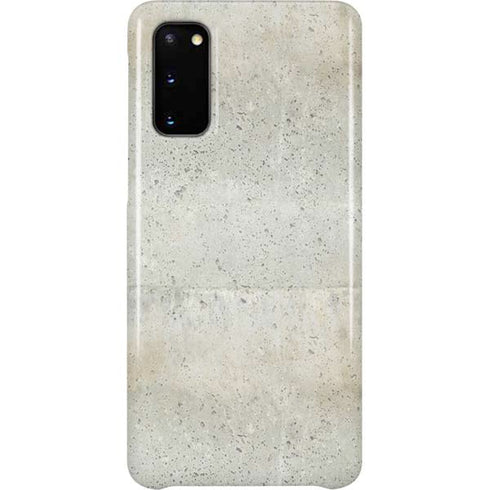 Natural White Concrete Galaxy S20 Lite Case