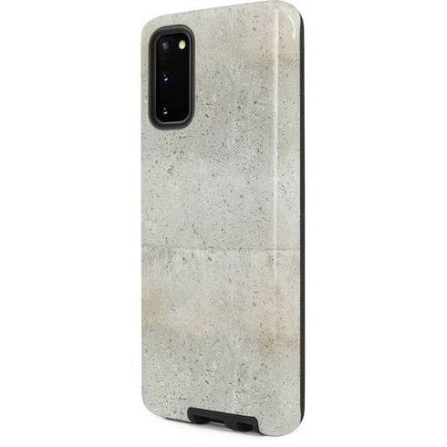 Natural White Concrete Galaxy S20 Pro Case