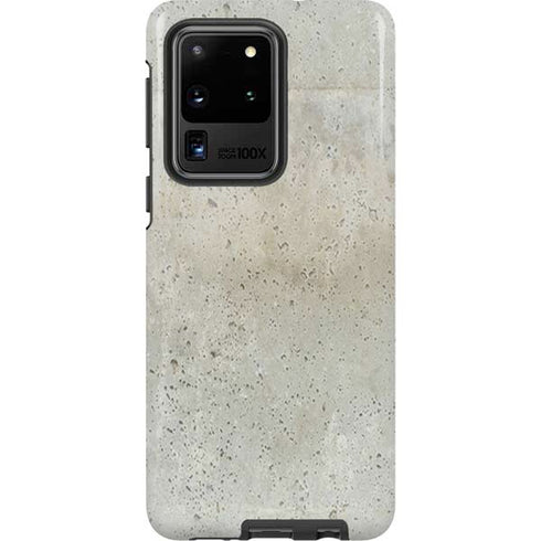 Natural White Concrete Galaxy S20 Ultra 5G Pro Case