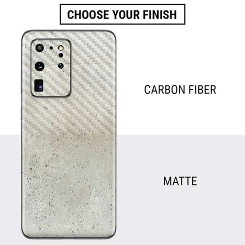 Natural White Concrete Galaxy S20 Ultra 5G Skin