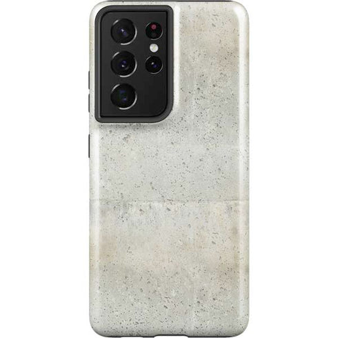 Natural White Concrete Galaxy S21 Ultra 5G Pro Case