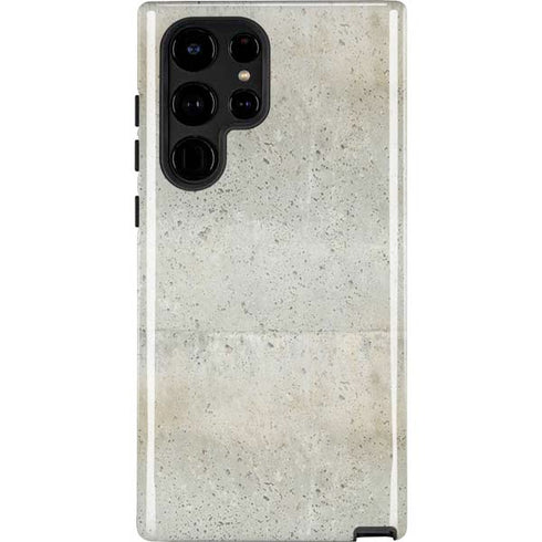 Natural White Concrete Galaxy S22 Ultra Pro Case