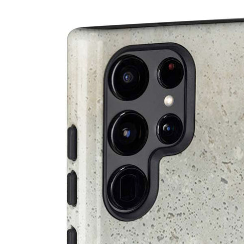 Natural White Concrete Galaxy S22 Ultra Pro Case