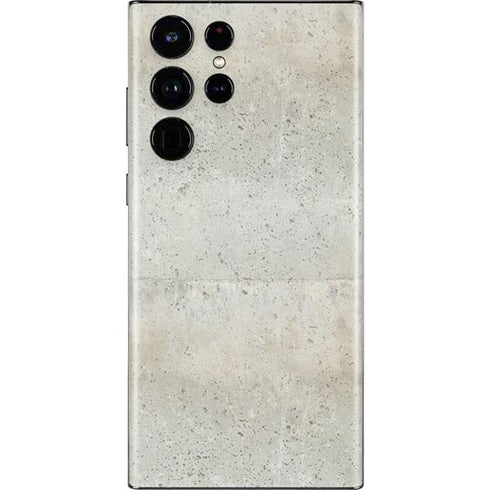 Natural White Concrete Galaxy S22 Ultra Skin