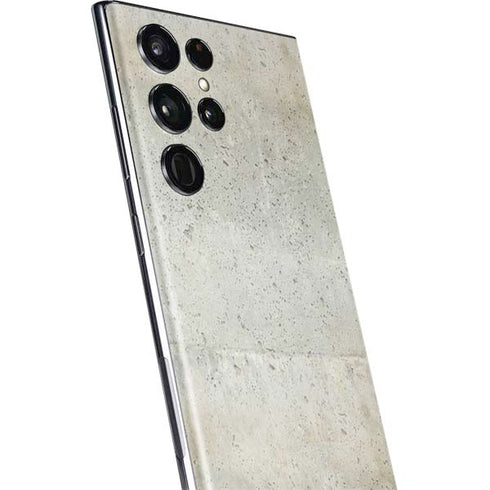Natural White Concrete Galaxy S22 Ultra Skin