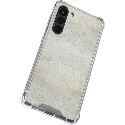 Natural White Concrete Galaxy S23 Plus Clear Case