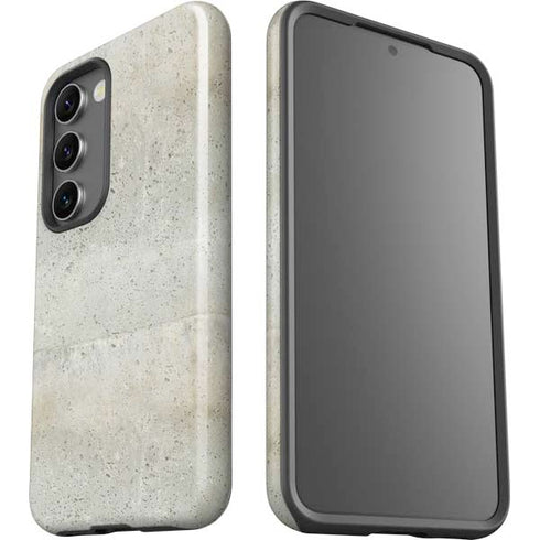 Natural White Concrete Galaxy S23 Plus Pro Case