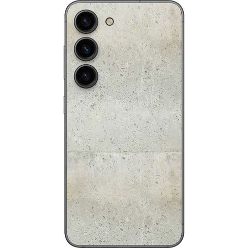 Natural White Concrete Galaxy S23 Skin