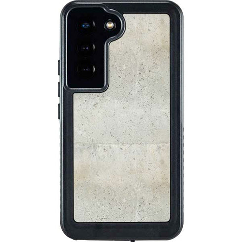 Natural White Concrete Galaxy S23 Waterproof Case