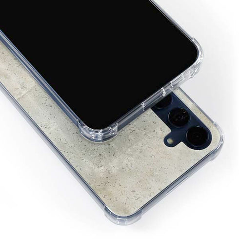 Natural White Concrete Galaxy S24 Clear Case