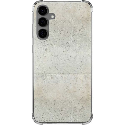 Natural White Concrete Galaxy S24 Plus Clear Case