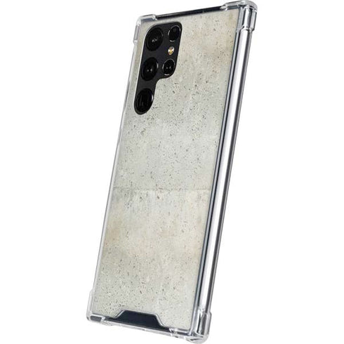 Natural White Concrete Galaxy S24 Ultra Clear Case