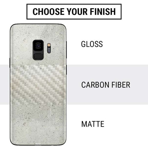 Natural White Concrete Galaxy S9 Skin