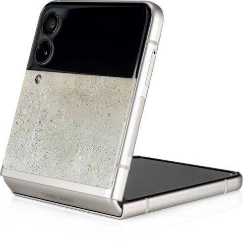 Natural White Concrete Galaxy Z Flip4 5G Skin