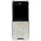 Natural White Concrete Galaxy Z Flip5 5G Clear Case