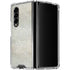 Natural White Concrete Galaxy Z Fold4 5G Clear Case